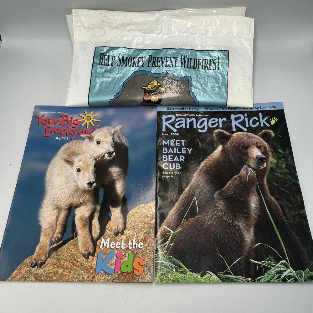 Ranger Rick Magazines National Wildlife Federation Camping Kids Animals Smoky
